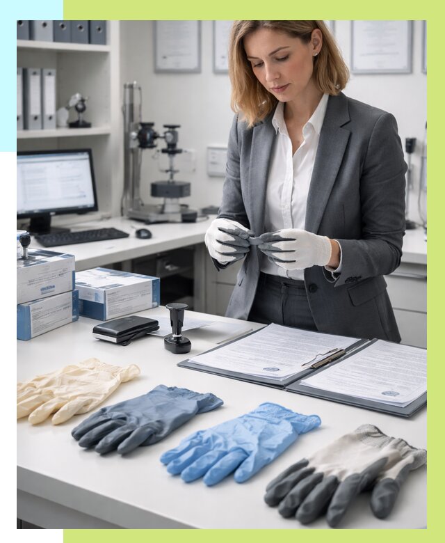 Сертификация перчаток в Кимовске от 8762 р. | Алешин-Кмв