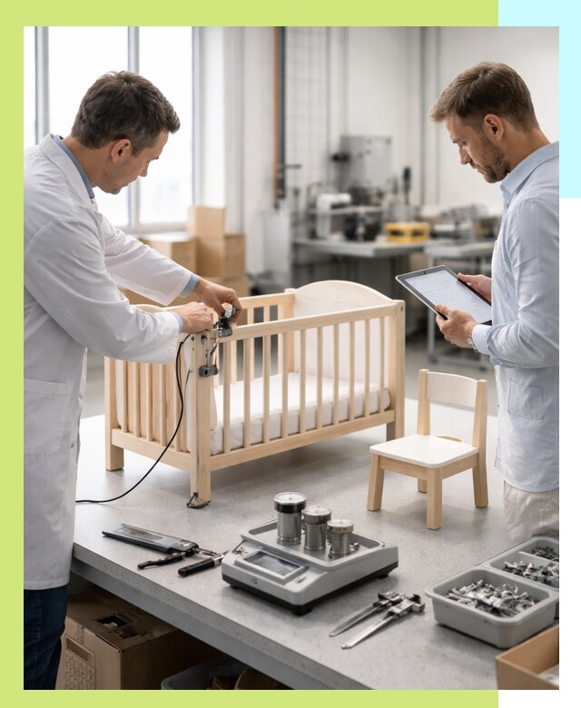 Сертификация детской мебели и проверка безопасности в Кимовске