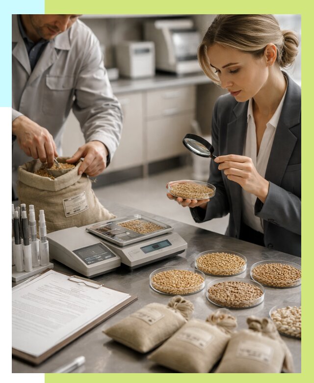 Сертификация зерна в Кимовске по цене от 15462 р. | Алешин-Кмв
