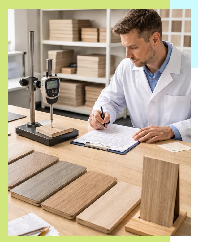 Сертификация ламината с испытаниями и оформлением документов в Кимовске