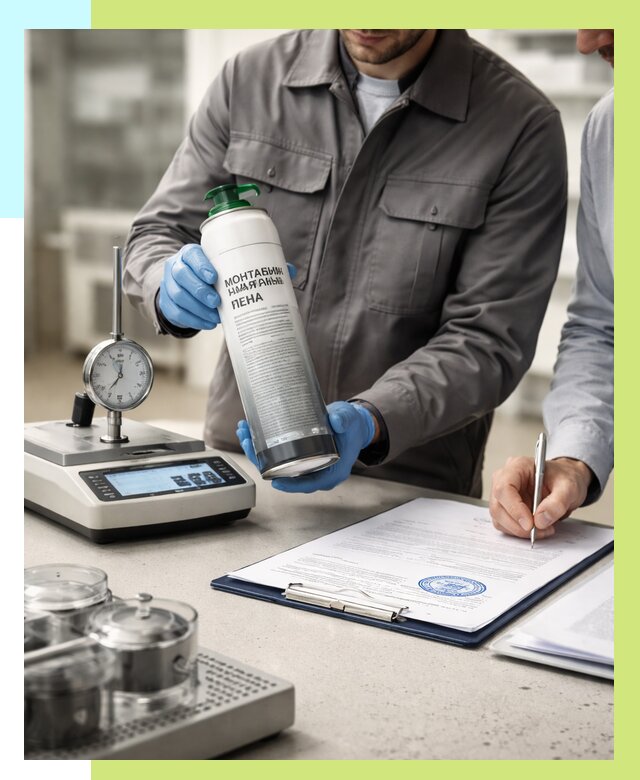 Сертификация монтажной пены в Кимовске от 15462 р. | Алешин-Кмв