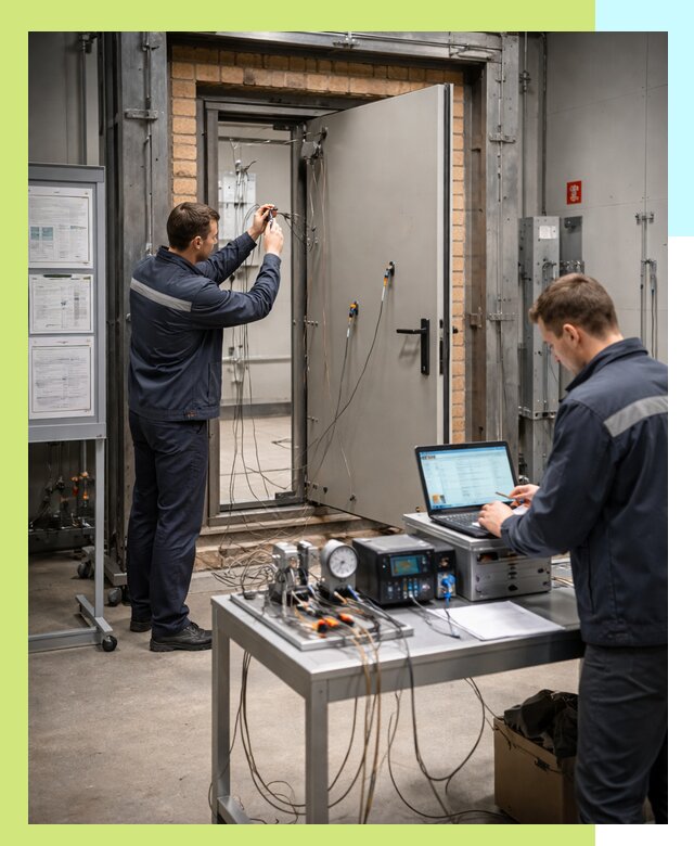 Сертификация противопожарных дверей в Кимовске по ГОСТ и ТР