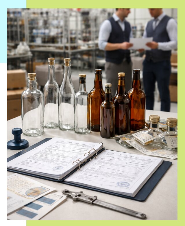 Сертификация стеклянных бутылок в Кимовске от 25770 р. | Алешин-Кмв