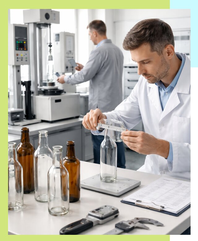 Сертификация стеклянных бутылок и сопутствующей упаковки в Кимовске