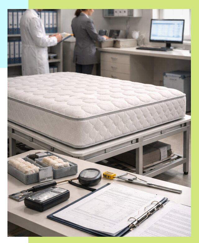 Сертификация матрасов в Кимовске от 8762 р. | Алешин-Кмв