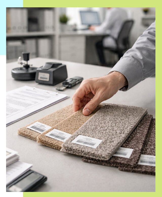 Сертификация ковролина в Кимовске от 15462 р., Алешин-Кмв