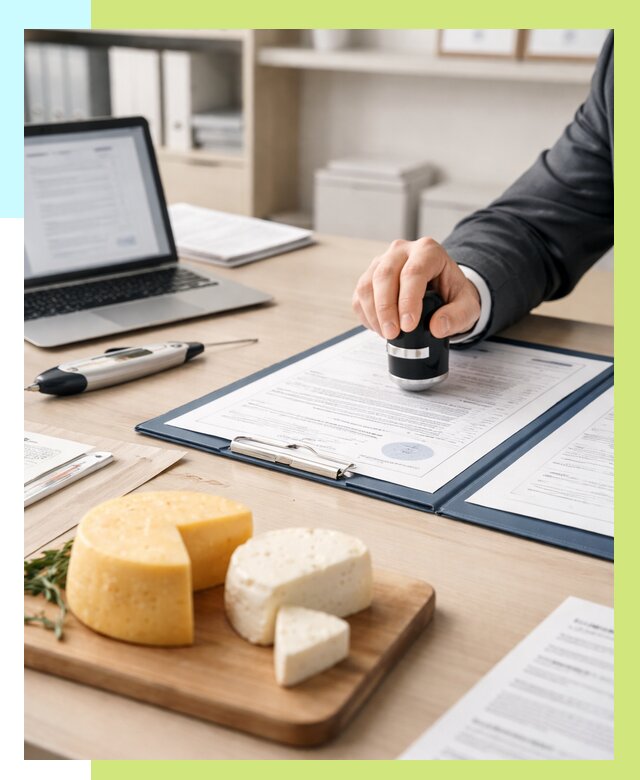 Сертификация сыров в Кимовске от 15462 р | Сертификат на сыр Алешин-Кмв