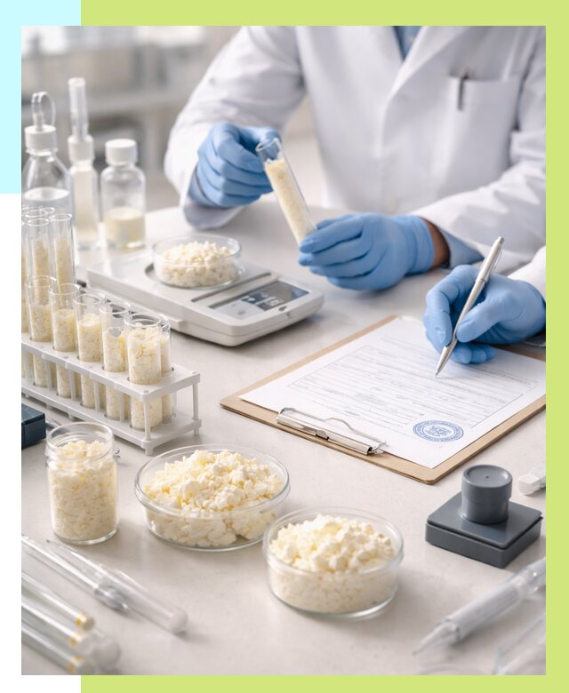 Сертификация творога в Кимовске от 12370 р. под ключ | Алешин-Кмв