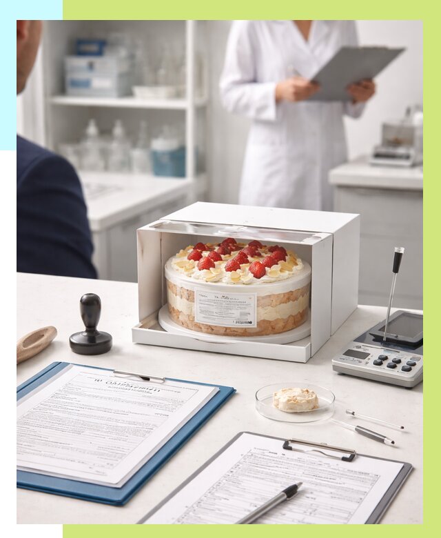 Сертификация тортов в Кимовске от 9277 р. заказать | Алешин-Кмв