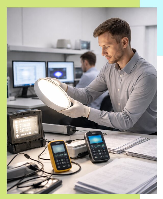 Сертификация светильников в Кимовске: испытания и оформление