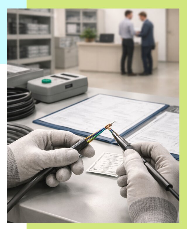 Сертификация провода в Кимовске от 18554 р. в Алешин-Кмв