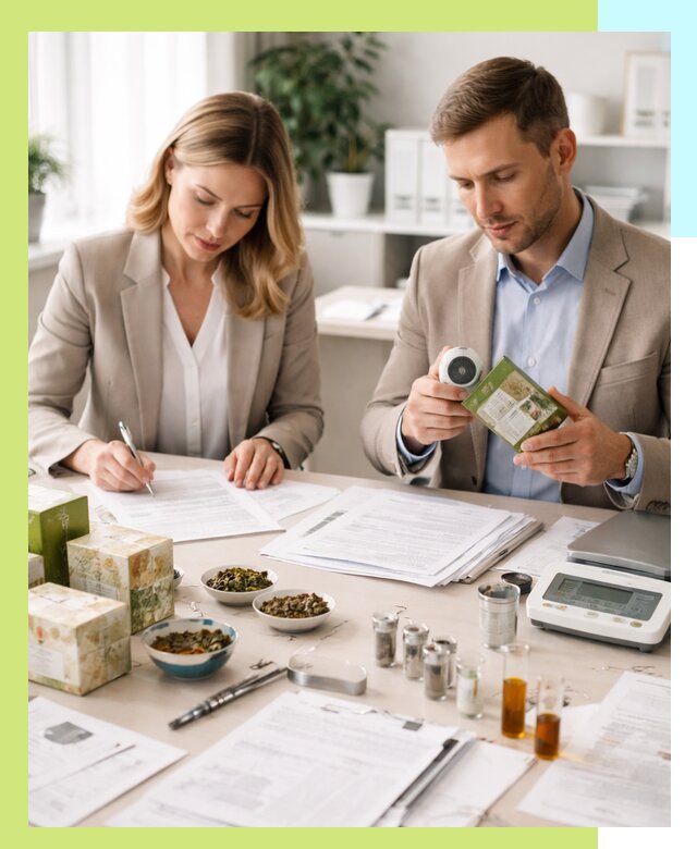 Разработка ТУ на чай и маркировку продукции в Кимовске