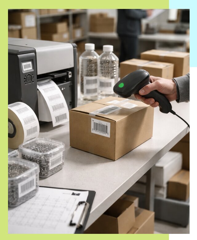Штрихкодирование продукции и маркировка для продажи в Кимовске
