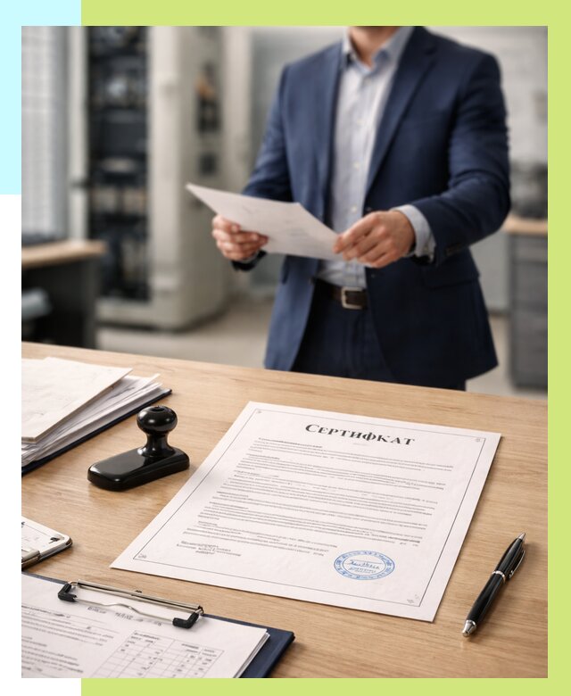 Сертификат на оборудование в Кимовске от 15462 р. | Алешин-Кмв