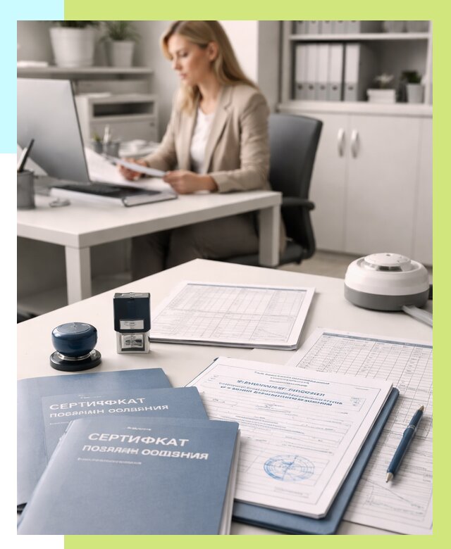 Сертификаты пожарной безопасности в Кимовске от 15462 р. | Алешин-Кмв