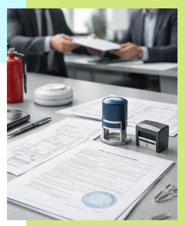 Декларация пожарной безопасности в Кимовске от 8246 р. | Алешин-Кмв