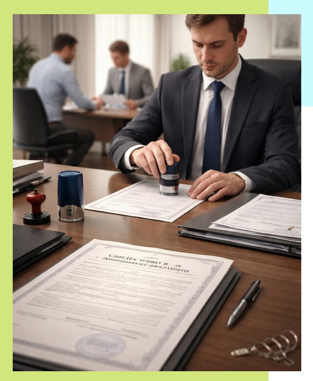 Оформление свидетельства о государственной регистрации в Кимовске