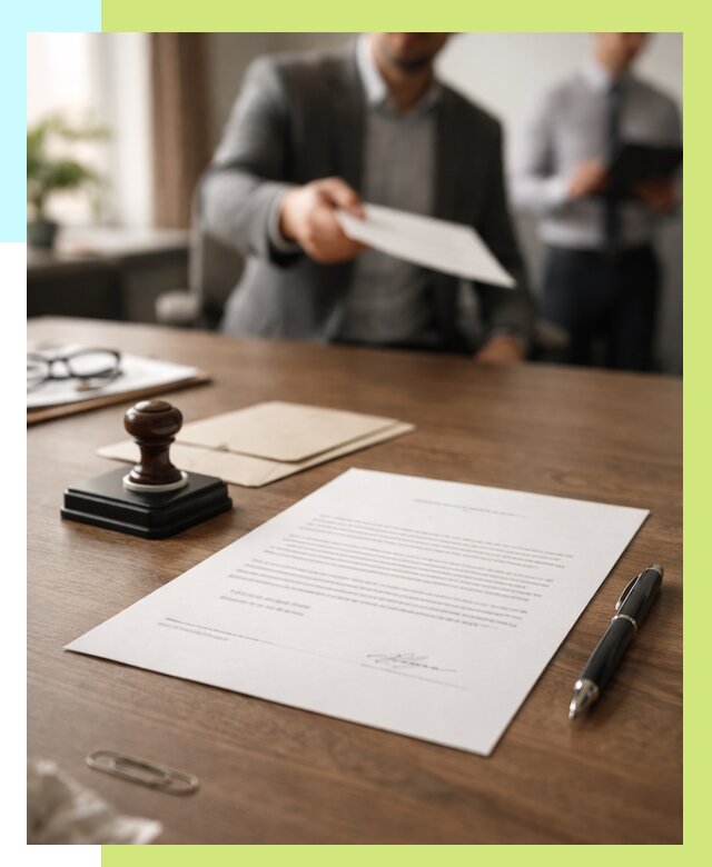 Отказное письмо по сертификации в Кимовске от 3608 р. | Алешин-Кмв