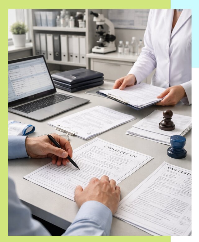 Оформление сертификата GMP в Кимовске для фармпроизводства