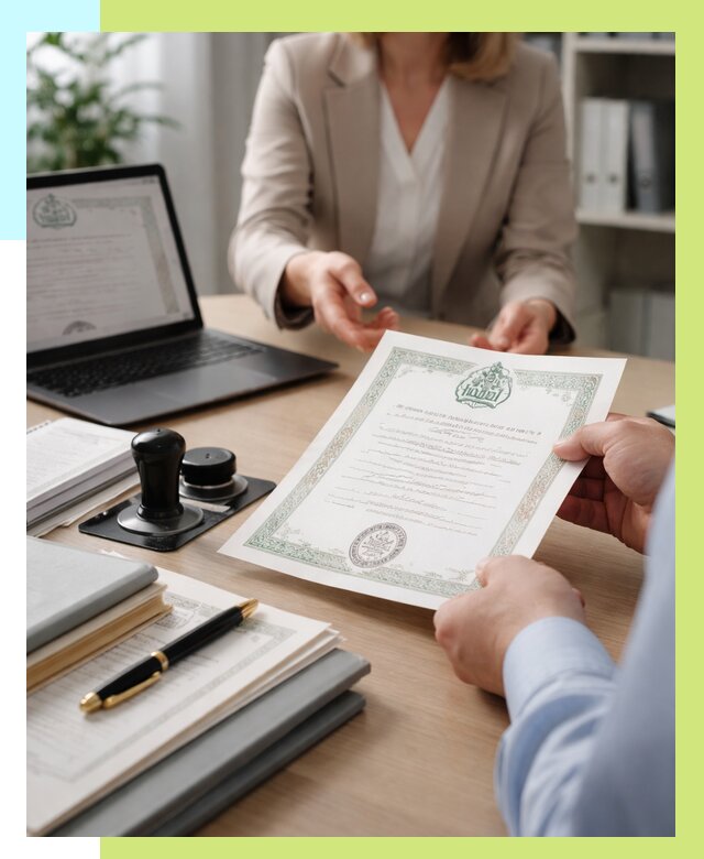 Халяль сертификат в Кимовске, получить от 15462 р. | Алешин-Кмв