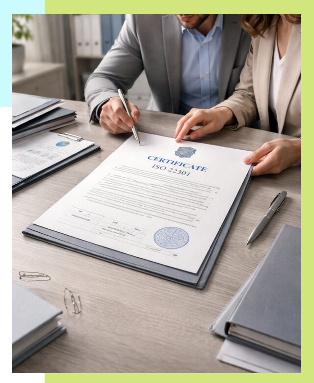 Сертификат ISO 22301 в Кимовске от 46386 р. | Алешин-Кмв срочно