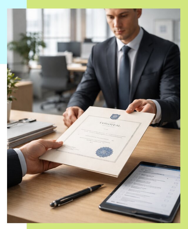 Сертификат ISO 30301 в Кимовске от 36078 р. | Алешин-Кмв - под ключ