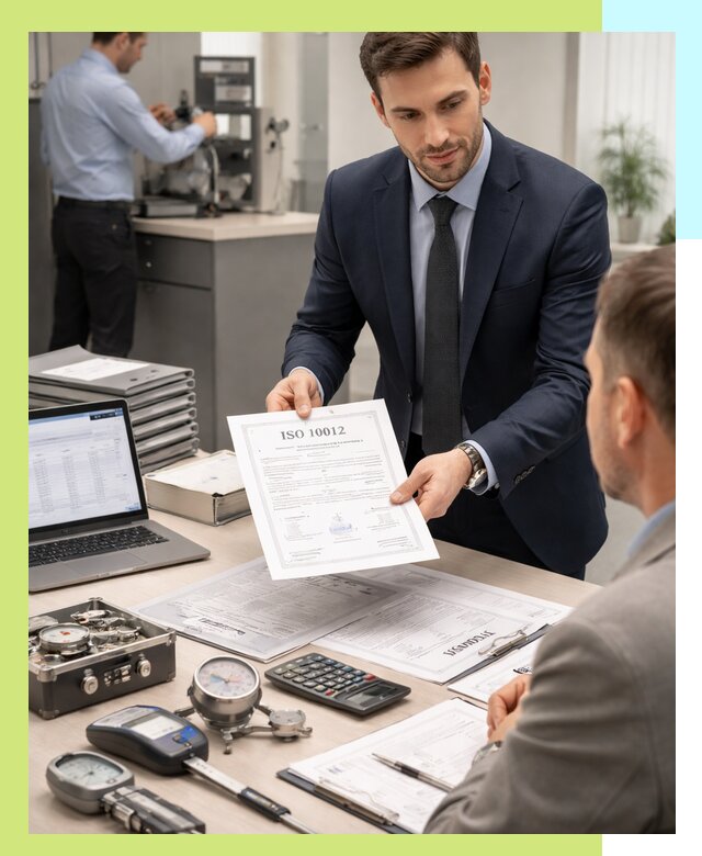 Выдача сертификата ISO 10012 по требованиям метрологии в Кимовске