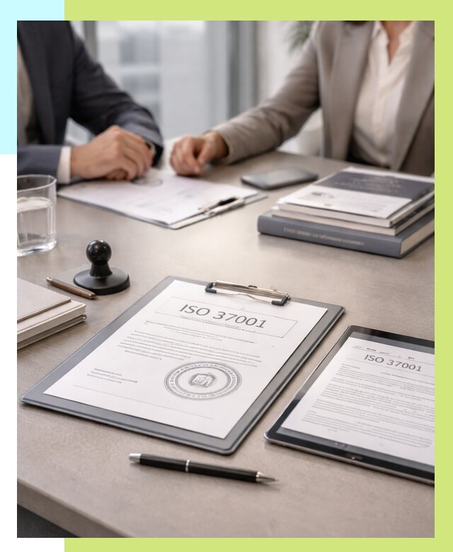 Сертификат ISO 37001 в Кимовске оформить от 123696 р. Алешин-Кмв